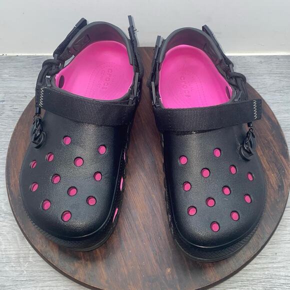 Crocs X Post Malone Duet Max 2 Men’ 7 Women’s 9 Posty Co Black Pink Clog 207268 main image 9